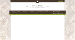 Desktop Screenshot of hotel-danz.de