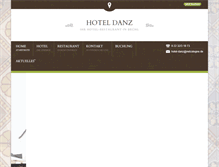 Tablet Screenshot of hotel-danz.de